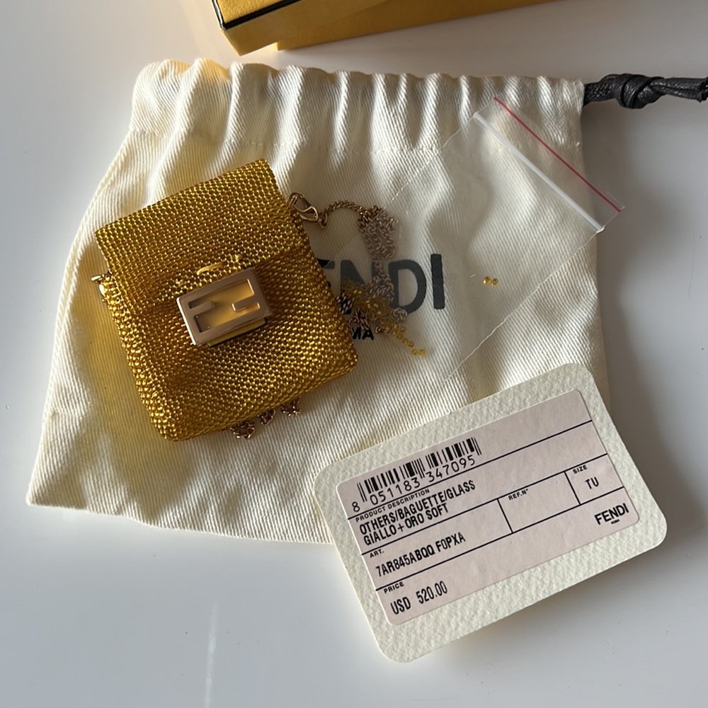 BNWT- Fendi Mini Gold Bag